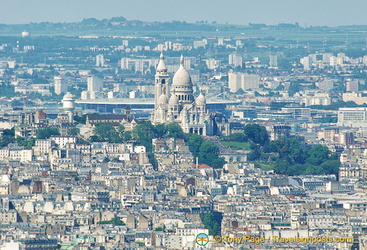 View of Sacré-Cœur Montmartre 